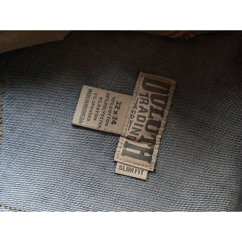 Duluth Trading Ballroom Double Flex Slim Fit Denim Jeans 5-Pocket 32x34 - Picture 4 of 5